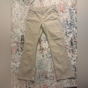 Lee Beige Wide Leg Jeans